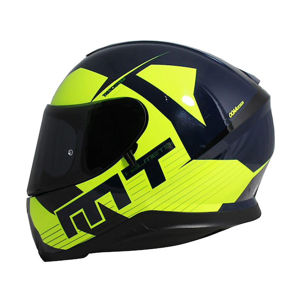 MT Helmets MT Thunder 3 Ray Navy/Fluorescent Yellow